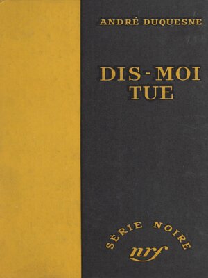 cover image of Dis-moi tue